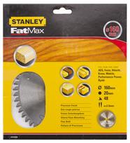 Stanley Diskzāģis ar TCT/HM karbīdu FATMAX 160x20mm 48 zobiem (STA15535) | STA15535 | 5035048367773