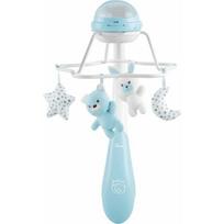 CHICCO TOYS 153275 Vaikiška lovelės karuselė su lankeliu BLUE | CHICZ-0934