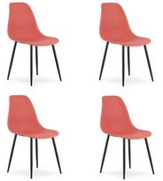 Kėdė WAT cynober / juodos kojos x 4 | 5903332091485 | 5903332091485