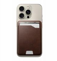 NOMAD odinis piniginė suderinama su MagSafe ir Apple Find My, Horween oda (rustic brown) | NM014742858 | 856504014742