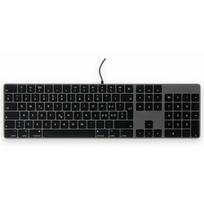 Klaviatūra LMP USB-C skaitmeninė klaviatūra KB-1843, 106 klavišai, USB-C jungtis, aliuminis, macOS išdėstymas, space gray | 29058 | 7640113439309