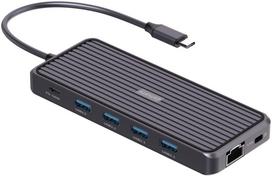 4smarts SmartDock 11w1 | 4x USB-A | USB-C PD 100W | RJ45 | Audio/Mic | HDMI | 2x DP | 4SM000075 | 4252011904655