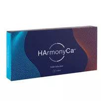 HArmonyCa, hialurono rūgšties ir kalcio hidroksiapatitą užpildas ir biostimuliatorius, 2 x 1,25 ml