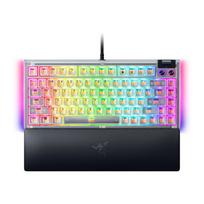Razer Hot-swappable Mechanical Gaming Keyboard | BlackWidow V4 75% | Gaming Keyboard | Wired | US | Razer Mechanical es (Tactile) | Phantom White Edition | RZ03-05003500-R3M1 | 8887910073834