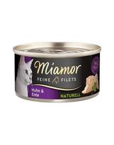 MIAMOR Feine Filets Naturell Chicken & Duck 80g vištienos ir anties padaže