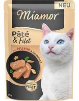 MIAMOR Pate and Filet with Chicken vištienos filė gabaliukai 85 g