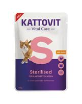 KATTOVIT Vital Care Sterilizuota su vištiena 12x85 g