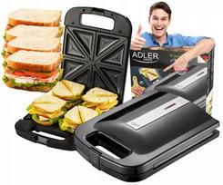 Adler sumuštinių keptuvė skrudintuvas sandwich 3055 trikampiai 2000W nelipni danga