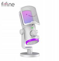 Fifine Am6w Usb Rgb Kondensatorinis Studijinis Mikrofonas