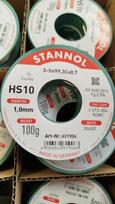 Lydmetalis Sn99.3Cu0.7 1.0mm 100g su fliusu HS10, Stannol