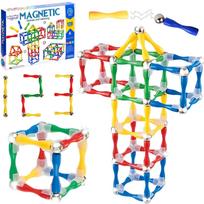 Magnetiniai konstruktoriaus kaladėlės 3D 128 vnt. XXL WOOPIE