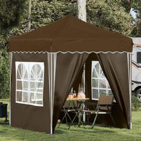 Pop-up šventinis palapinė Taupe 195 x 195 x 245 cm