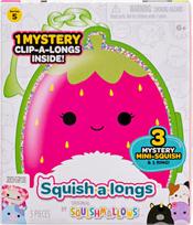 Squishmallows CLIP-A-LONGS Herojai-siurprizai, 3 vnt., 2,5 cm