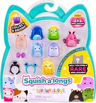 Squishmallows SQUISH-A-LONGS Herojai, 8 vnt., 2,5 cm