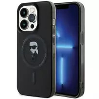 Karl Lagerfeld IML Ikonik phone case with MagSafe support for iPhone 14 Pro, black