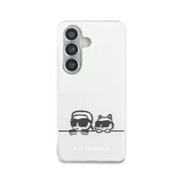 Karl Lagerfeld IML K AND CH Peekaboo Logo Magnetic Case for iPhone, Samsung Galaxy S26, White