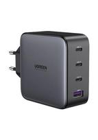 UGREEN 100W GaN Tech Fast Wall Charger, Black, 4-in-1 with 1 USB-A and 3 USB-C ports
