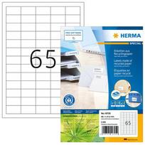 Herma Labels A4 38.1x21.2 mm Rec. Blue Angel 5200 St.