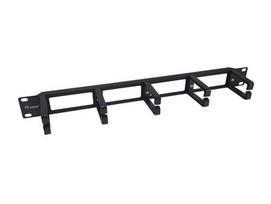 Equip 19" Cable Management 5x Plastic Rings Plastic 1U RAL9005