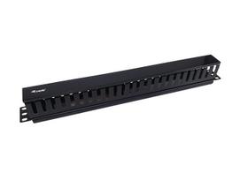 Equip 19" cable management RW removable. ABS 1U RAL9005