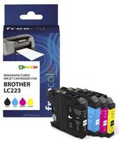 Freecolor Patrone Brother LC223 Multiplack BK/CM/Y remanufactured