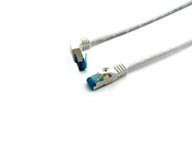 Equip Cat6A patch cable, S/FTP, 2xRJ45, 0.50m, white, LSZH, polyethylene bag