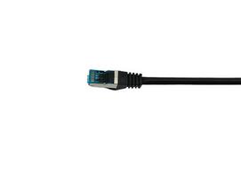 Equip Cat6A patch cable, S/FTP, 2xRJ45, 1.00m, black, LSZH, polyethylene bag