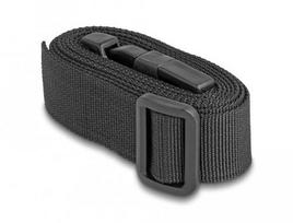 Delock Adjustable luggage strap, 1.5 m, black, 2 pieces