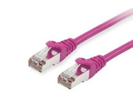 Equip Cat6 patch cable S/FTP 2xRJ45 25.00m purple LSZH polybag