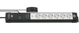 Brennenstuhl Premium-Line 6-way sw/ligrau *DE*