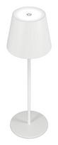 Realpower LED desk lamp, dimmable, cold/warm, battery-powered, white