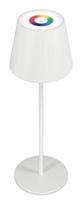 Realpower LED-RGB table lamp with battery, white