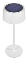 Realpower LED Solar Table Lamp with Battery, White