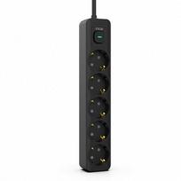 Inca Power strip 5x /16A 230V/Max.3680W/LED 1.50m black