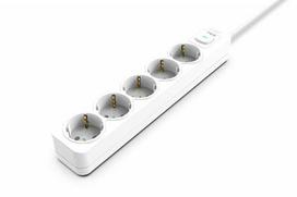 Inca Power strip 5x /16A 230V/Max.3680W/LED 1.50m white
