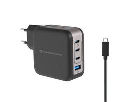 Conceptronic 4-Port GaN Charger 3xUSB-C/1xA100WPD3.0/PPS sw