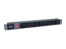 Equip 19" power strip, 6x IEC C13 / 2x IEC C19 - IEC C20