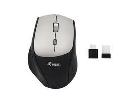 Equip Ergonomic Mouse USB-A/-C Adapter Right Black