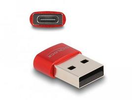 Delock USB 2.0 Adapter USB Type-A Connector to USB Type-C Red
