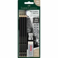 Faber-Castell Pencil. Pitt Graphite Matt 2B 6B 10B 14B