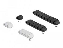 Delock Cable holder trapezoidal self-adhesive combo set 10