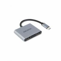 DICOTA USB-C Portable 4-in-1 Docking Station 4K HDMI PD 100W