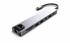Inca Adapter ITPC-7T Type C  3XUSB-A, 1xRJ45, 1000mbps