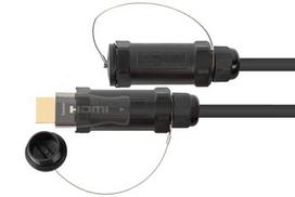 Python AOC Hybrid HDMI™ 2.0b Cable, steel-armored, 5m
