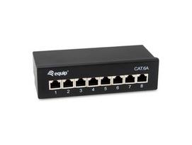 Equip 8-port RJ45 Cat6a Desktop Patch Panel, 500MHz, RAL9005