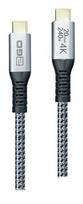 2GO USB-C Fast Charging Cable 240W 20Gbps Thunderbolt 3 1.2m
