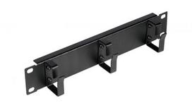 Equip 10" Cable Management 3xMetal Rings 1U RAL9005
