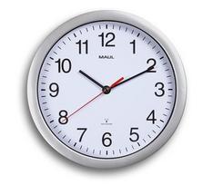 MAUL Quartz watch Run white/silver plastic 25cm incl. Battery