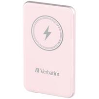 Verbatim Charge'n'Go Magnetic Wireless Power Bank 5000 Pink