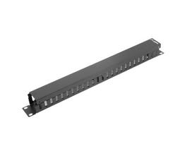 LANBERG 19" Cable Management Type A 1U black
